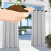 Exclusive Home Indoor/Outdoor Solid Cabana Window Curtain Panel Pair with Grommet Top   556662120